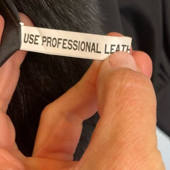 Vintage Harry Yagoda Weatherproof Black Trench Coat Fur Trim & Lining Size Large - Picture 12 of 15